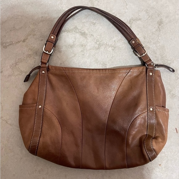 Fossil brown Leather-#75082 Handbag - Picture 1 of 8
